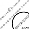 Lant ELIPTIC 2 mm inox - NCB097